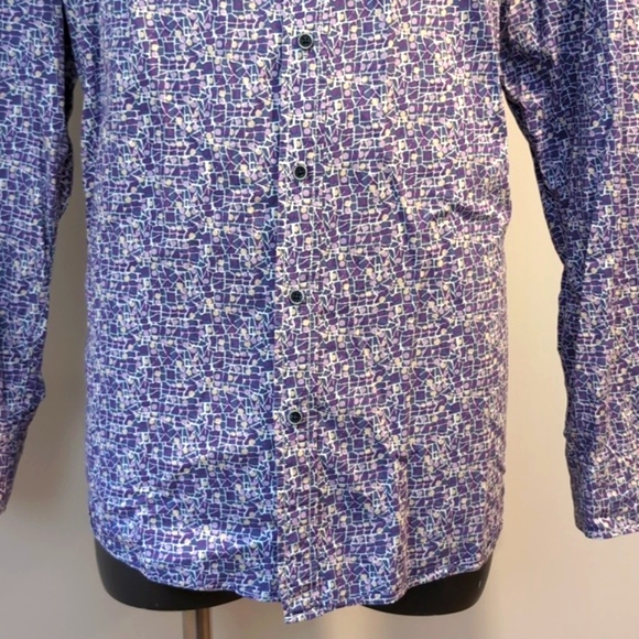 Fellows United Purple Patterned Shirt - Picture 3 of 11